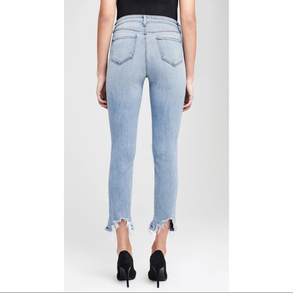L’Agence High Line High Rise Tattered Hem Jeans 30 - Picture 3 of 16